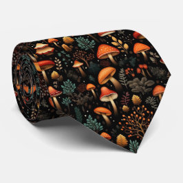 Funny Neck Tie med Mushroom Mönster Slips