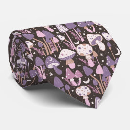 Funny Neck Tie med Mushroom Mönster Slips
