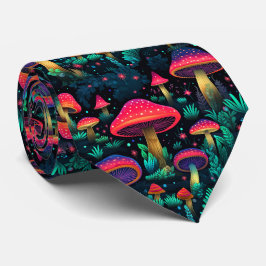 Funny Neck Tie med Mushroom Mönster Slips