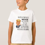 Funny Neice Birthday Best Gift T Shirt<br><div class="desc">För manar presenter,  kvinnor,  pojkar,  barn,  par och grupper. Perfekt för födelsedagar,  jubileer,  skola,  Studenten,  Helgdagar,  jul.</div>
