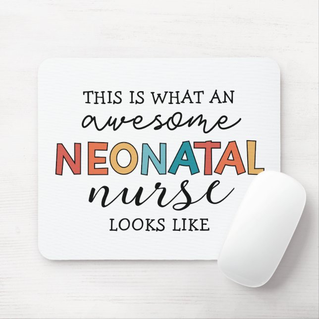 Funny Neonatal Nurse Fantastisk-uppskattning Musmatta (Med mus)