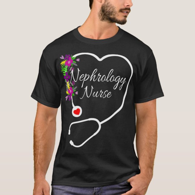Funny Nephrology Dialysis Nephrolog T Shirt (Framsida)