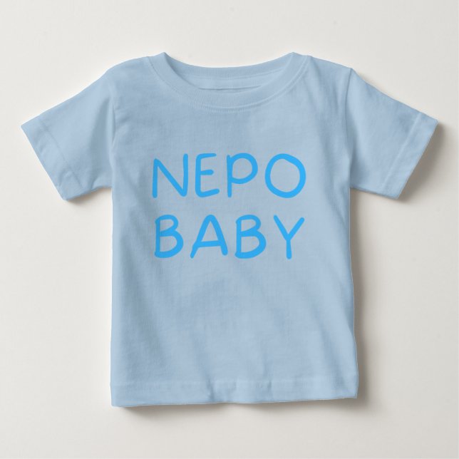 Funny Nepo Baby Baby T-Shirt (Framsida)