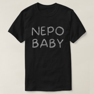 Funny Nepo Baby Glitter T Shirt
