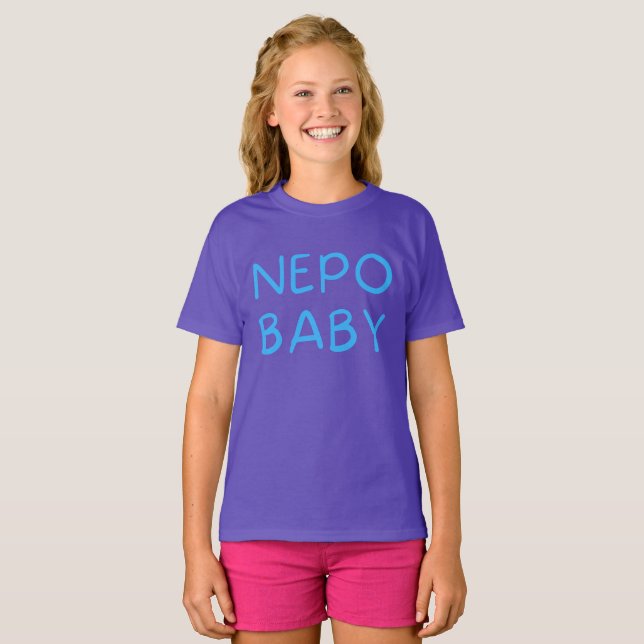 Funny Nepo Baby T-Shirt (Hel framsida)