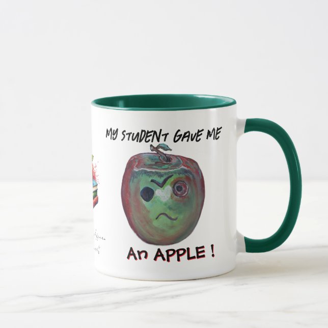 Funny Nerdy Educators Apple Mugg (Höger)