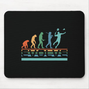 Funny Nerdy Evolve Dminton Player Evolution Sports Musmatta