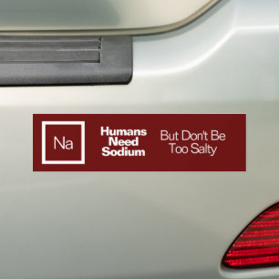 Funny Nerdy Quote/Say Chemistry Joke Bumper Sti Bildekal