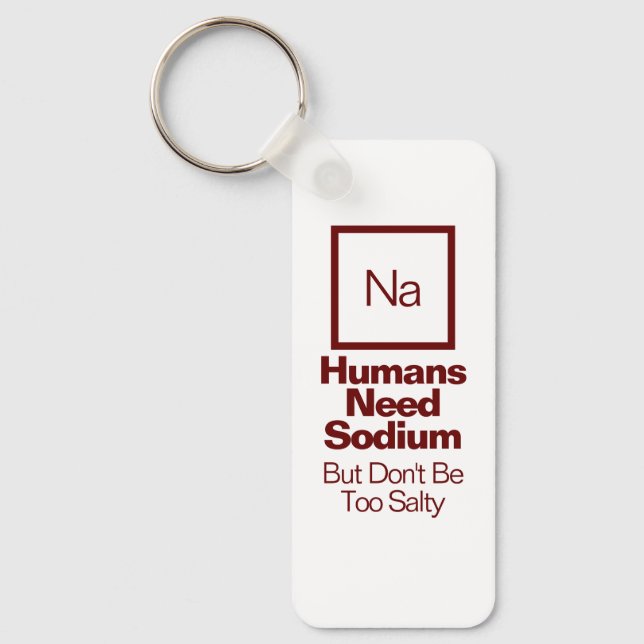 Funny Nerdy Quote/Say Chemistry Joke Nyckelring (Framsida)