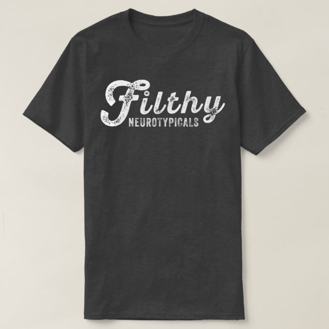 Funny Neurodiversity för Neurodiversity ADHD T Shirt (Design framsida)