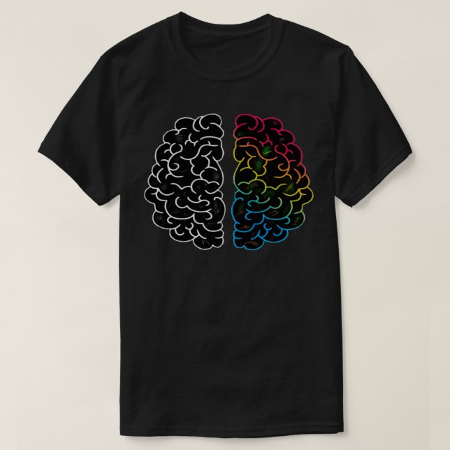 Funny Neuroscience Brain T Shirt (Design framsida)
