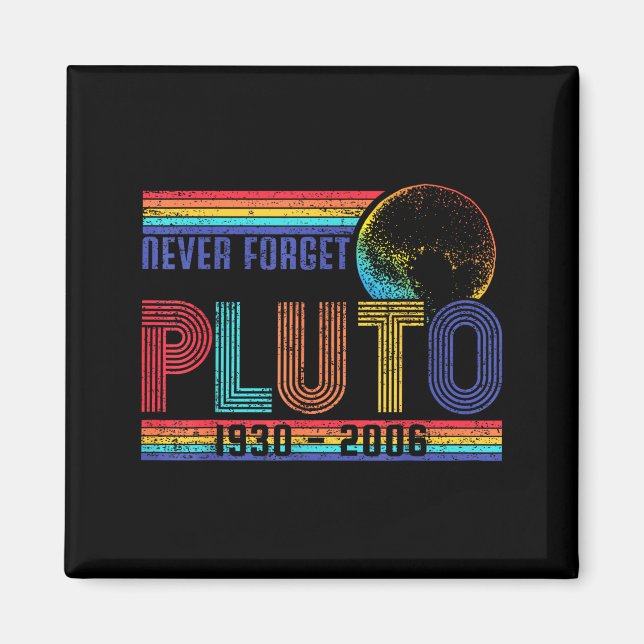 Funny Never Forget Memorial Space Science Astronom Magnet (Framsidan)