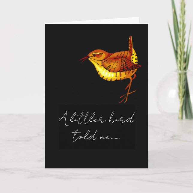 funny new baby congratulations kort (Framsida)