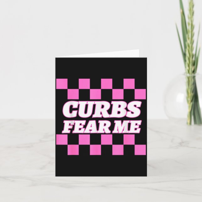 Funny New Driver Curbs Fear Me Bad Drivers  Kort (Framsida)