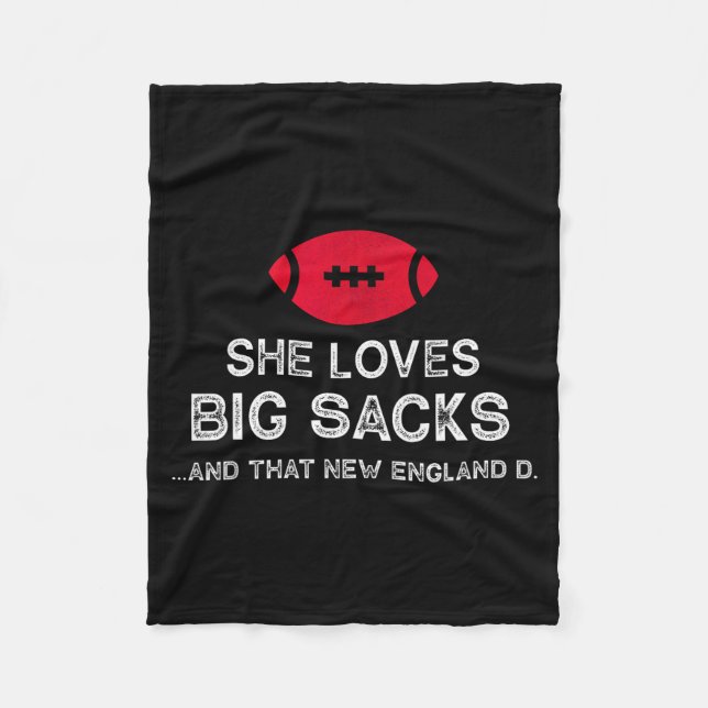 Funny New England Football Quote Men Women Gift  Fleecefilt (Framsidan)
