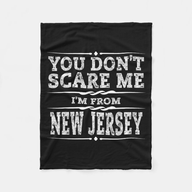 Funny New Jersey Home Garden State Gift  Fleecefilt (Framsidan)