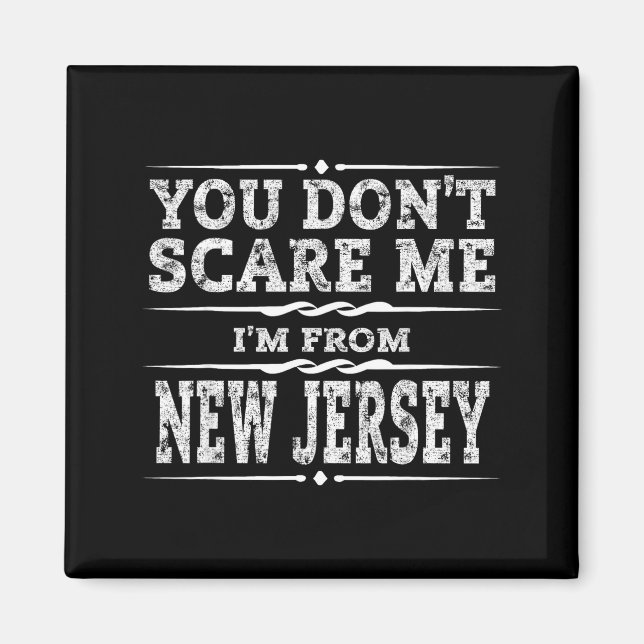 Funny New Jersey Home Garden State Gift  Magnet (Framsidan)