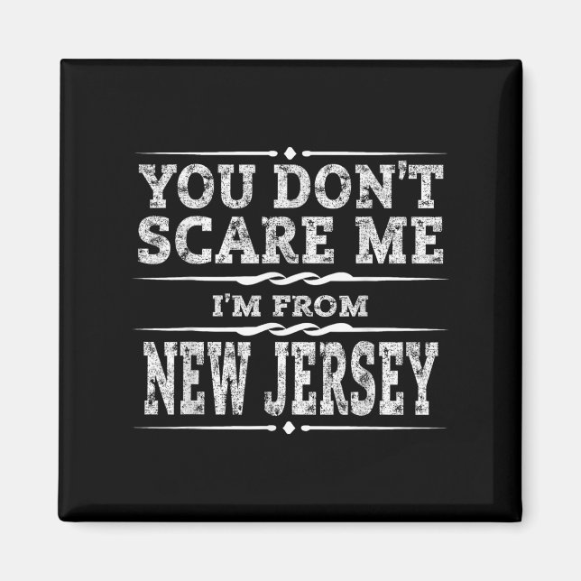 Funny New Jersey Home Garden State Gift  Magnet (Framsidan)