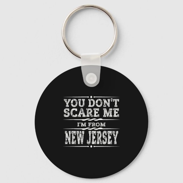 Funny New Jersey Home Garden State Gift  Nyckelring (Framsida)