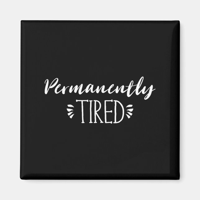 Funny New Mother And Father Gift, Permanently Tire Magnet (Framsidan)