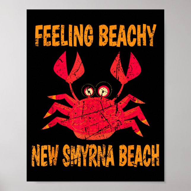 Funny New Smyrna Beach Vacation Summer Quote For M Poster (Framsidan)
