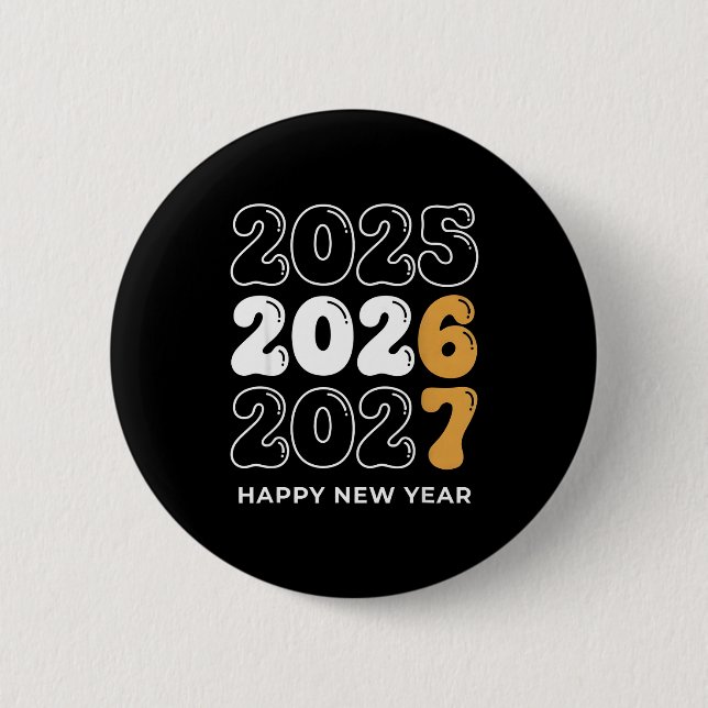 Funny New Year 2026 Kids Six Seven 67 Meme  Knapp (Framsida)