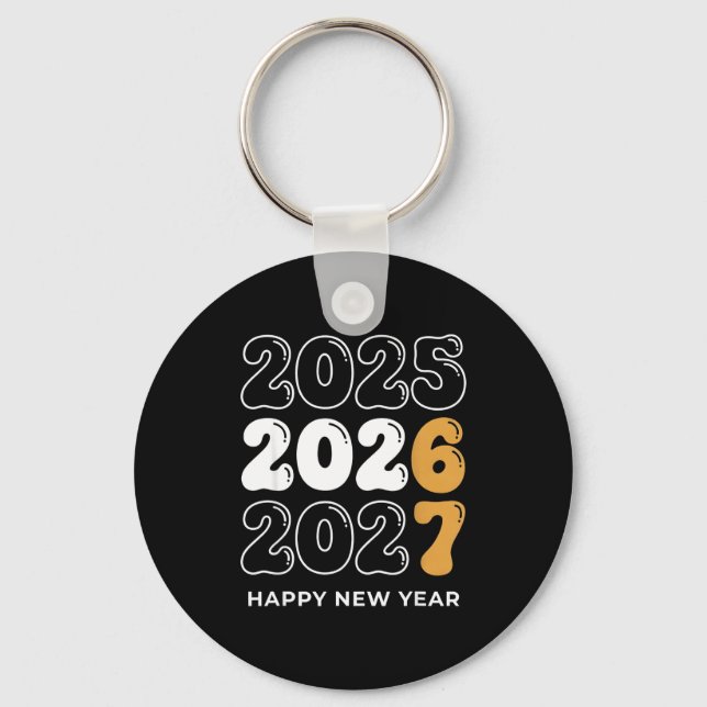 Funny New Year 2026 Kids Six Seven 67 Meme  Nyckelring (Framsida)