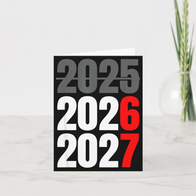 Funny New Years Shirts 67 Meme Boys New Years 2026 Kort (Framsida)