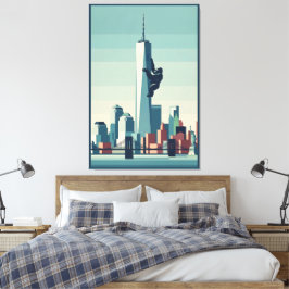 Funny New York Canvastryck