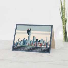 Funny New York Christmas Kort