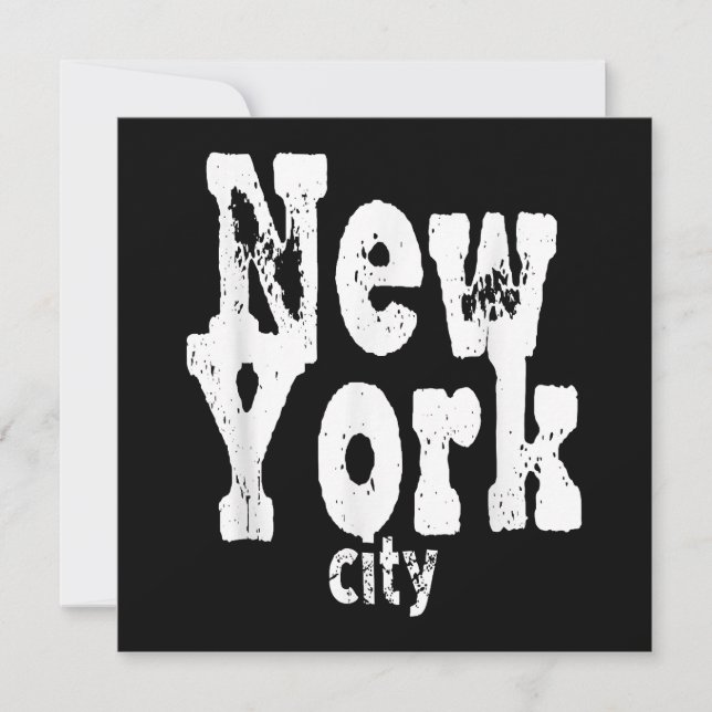 Funny New York City Inbjudningar (Framsida)