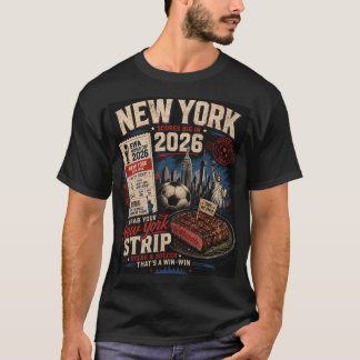 Funny New York Strip Soccer T Shirt
