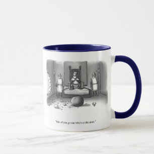 Funny New Yorker Stil Tecknad Mugg