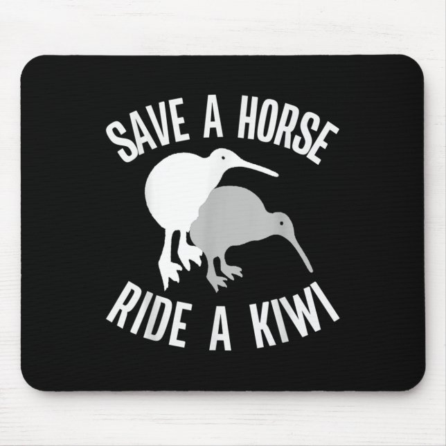 Funny New Zealand Kiwi Meme Quote Save A Horse Rid Musmatta (Framsidan)