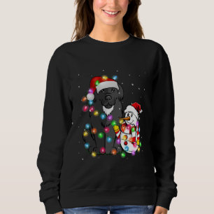 Funny Newfoundland Hund   Jul Snögubbe Light T Shirt