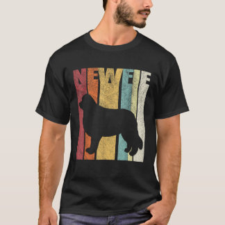 Funny Newfoundland Hund Newfie Owner Retro Vintage T Shirt