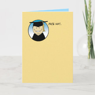 Funny Nice Hat Studenten Kort