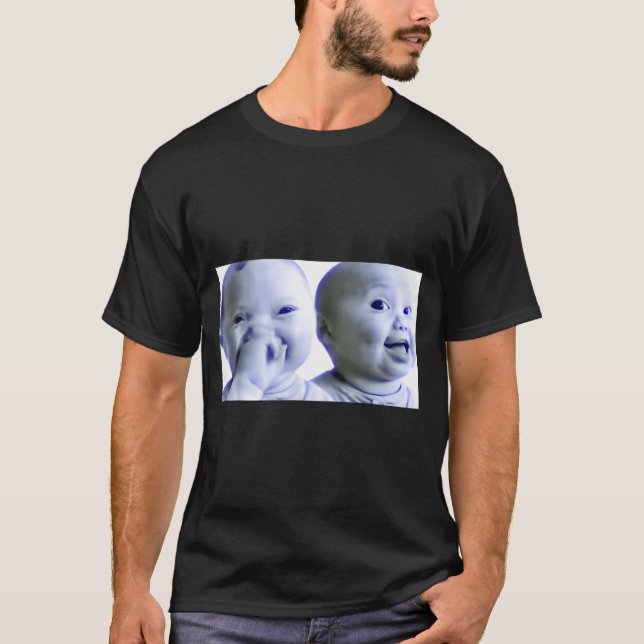 Funny Niche Baby Gen Z Meme Ai Viral Giggling Ai L T Shirt (Framsida)