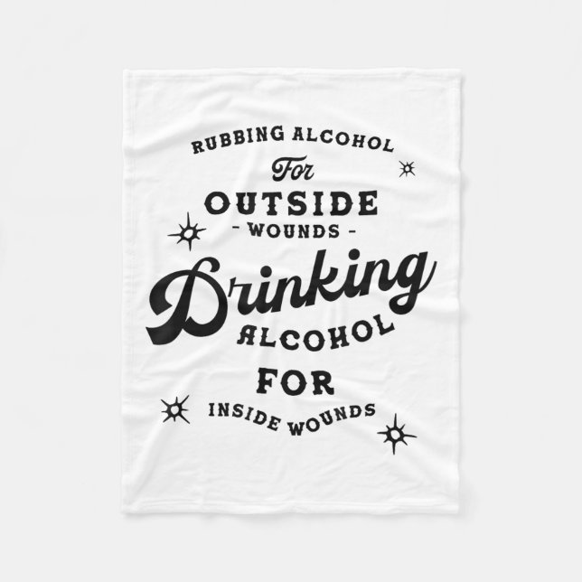 Funny Nick Miller Quote Shirt_ Alcohol Saying New  Fleecefilt (Framsidan)