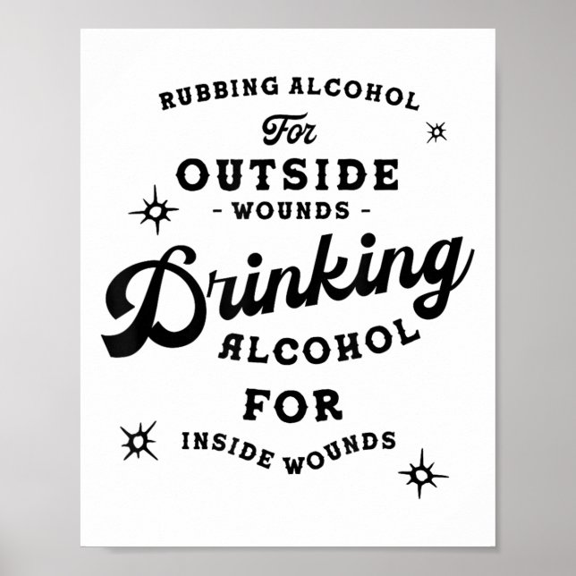 Funny Nick Miller Quote Shirt_ Alcohol Saying New  Poster (Framsidan)