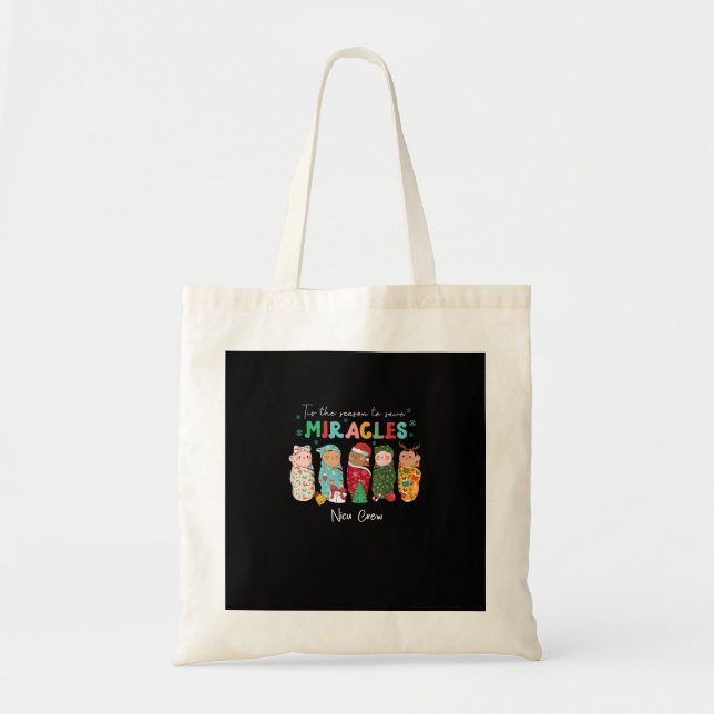 Funny Nicu Nurse Nurse Appreciation Christmas Tygkasse (Framsidan)