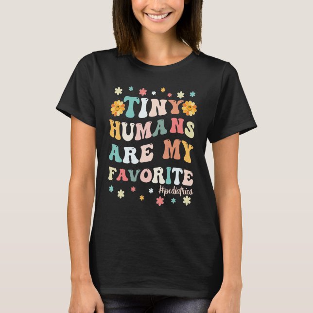 Funny NICU Nurse Pediatric Nurse T Shirt (Framsida)