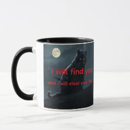 Funny Ninja Cat Meme Customizable Coffee Mug Mugg