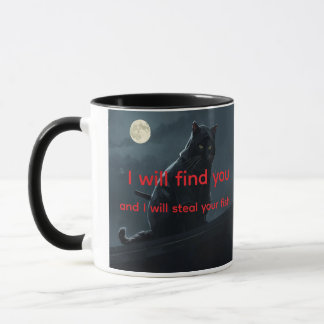 Funny Ninja Cat Meme Customizable Coffee Mug Mugg