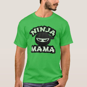 Funny NINJA MAMMA Multitasking WAHM Baby New mamma T Shirt