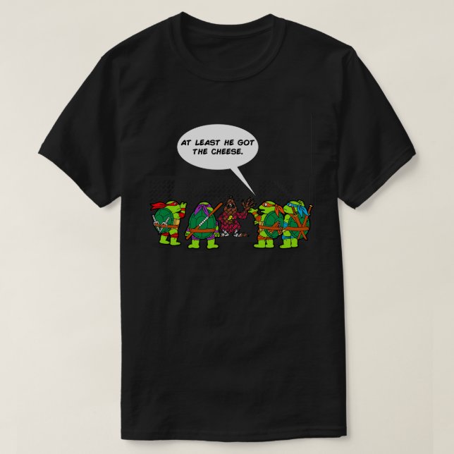 Funny Ninjas Superskoj Turtle Råtta Trap Toon T Shirt (Design framsida)