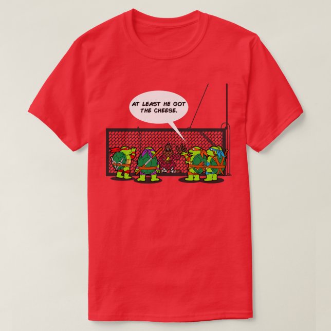 Funny Ninjas Superskoj Turtle Råtta Trap Toon T Shirt (Design framsida)