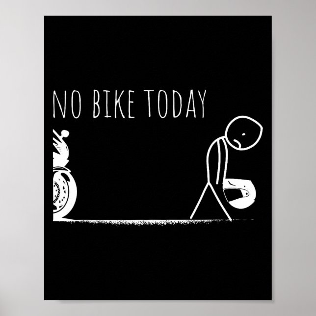Funny No Bike Today  Poster (Framsidan)