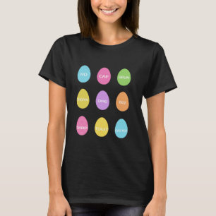 Funny No Cap Rizz Meme Påsk Skibidi Påskägg H T Shirt