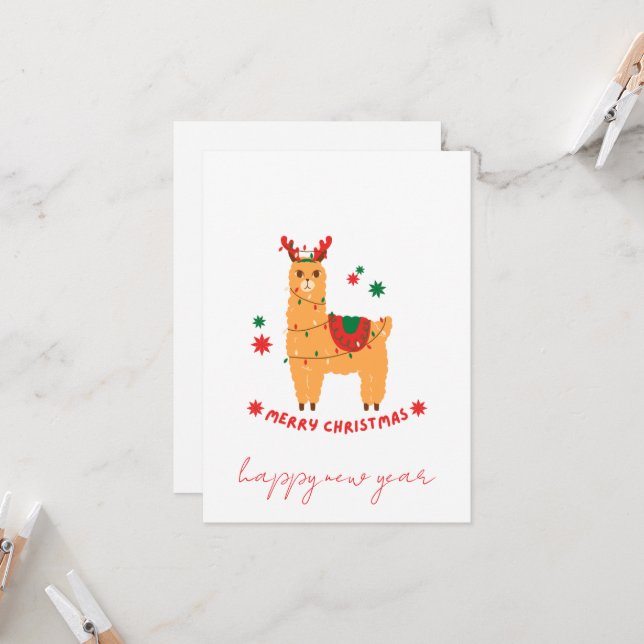  funny noel cartoons santa card (Fram/Back In Situ)